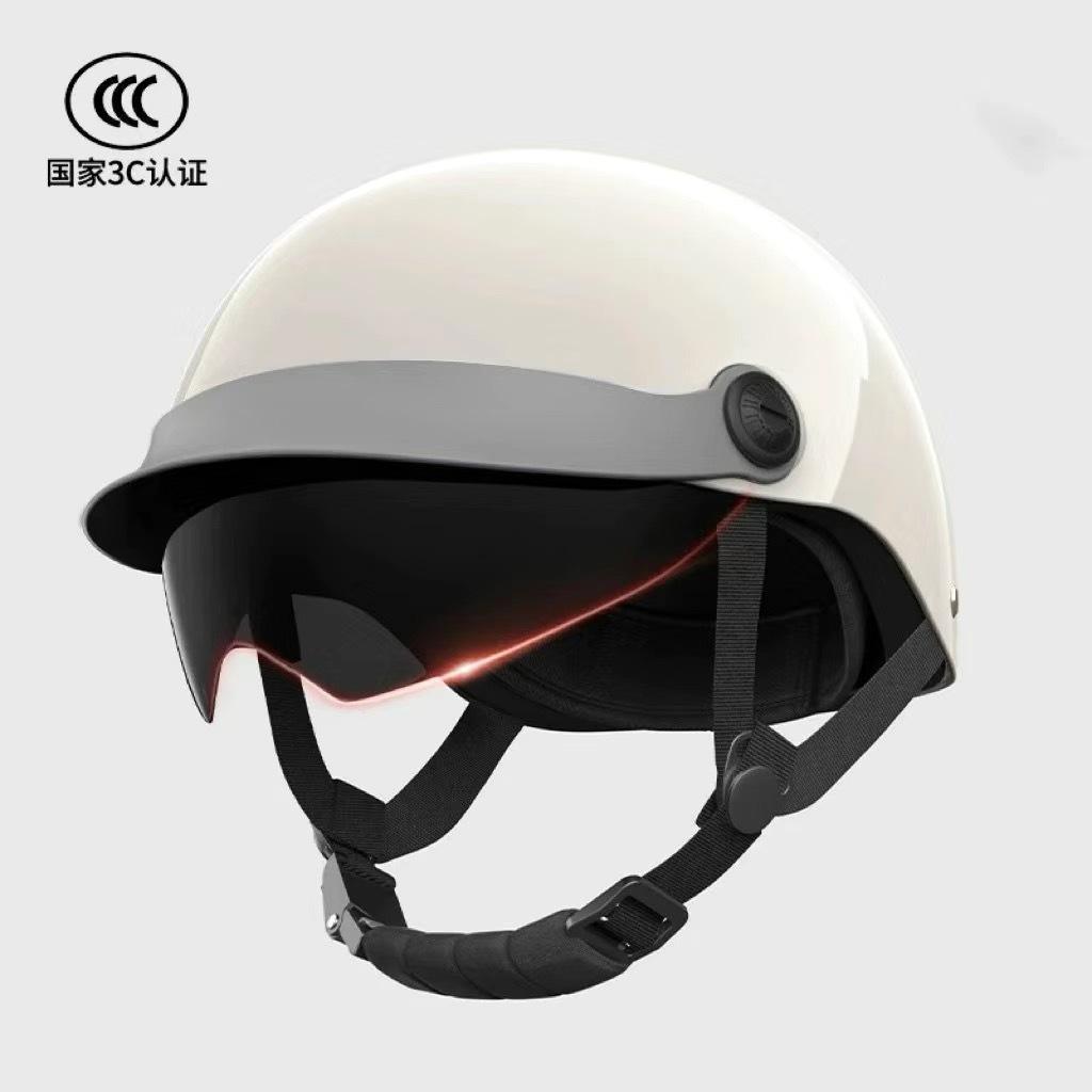 3C Certified Vintage Half Helmet UltraLight ABS Shell Breathable for Electric Bicycle Scooter Men Women Unisex Riding Safety 54-62 cm білий
3C Certified Vintage Half Helmet UltraLight ABS Shell Breathable for Electric Bicycle Scooter Men Women Unisex Riding Safety 54-62 cm білий