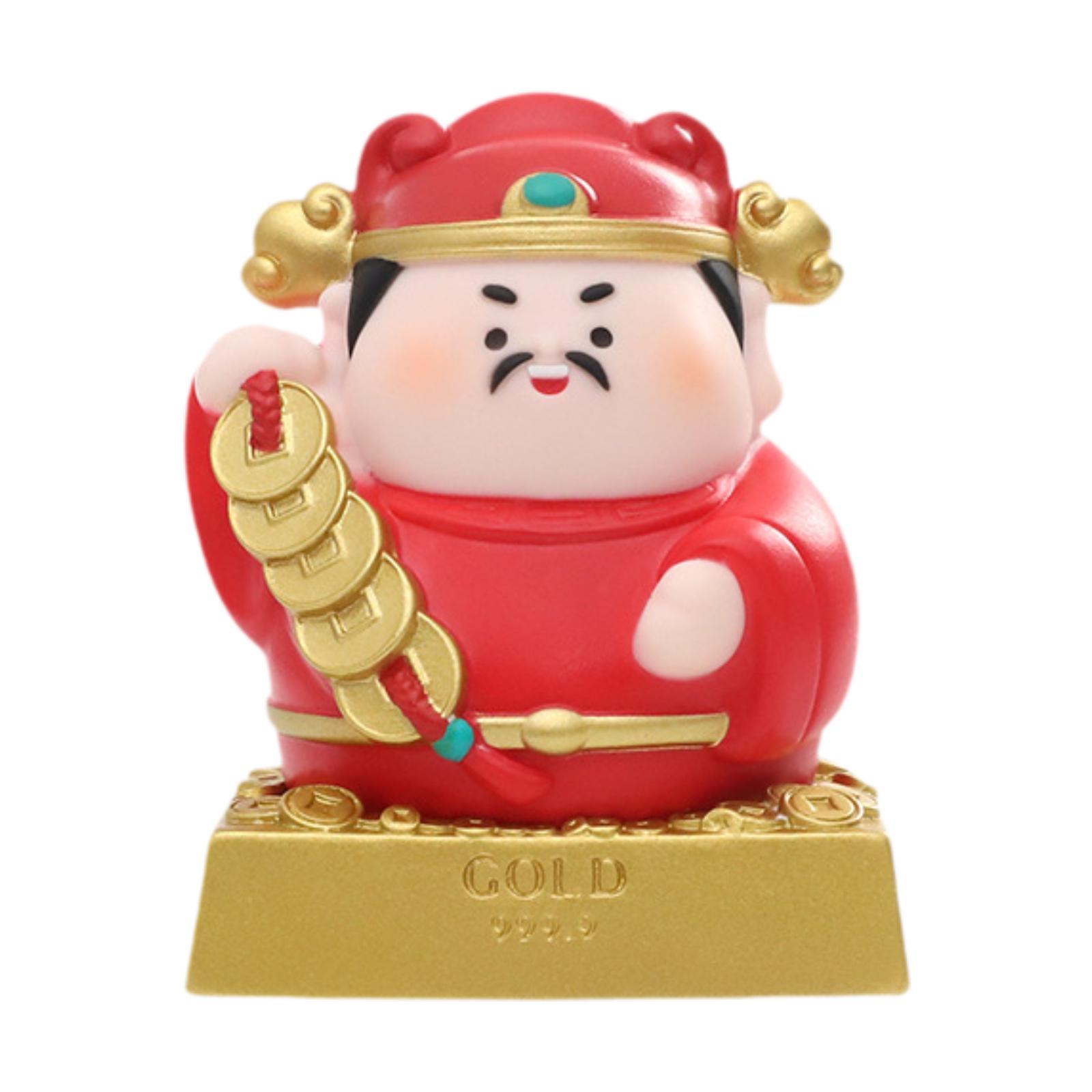 Chinese God of Wealth Statue Collections Ideal Gift Artwork Centerpiece Desk Ornament for Office New Year Car Bedroom Bookshelf
Chinese God of Wealth Statue Collections Ideal Gift Artwork Centerpiece Desk Ornament for Office New Year Car Bedroom Bookshelf