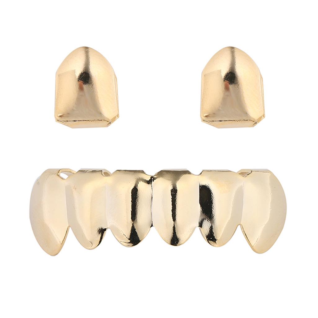 Six-Tooth Lower Jaw & Single Upper Tooth Grillz - Hip Hop Teeth Jewelry
Six-Tooth Lower Jaw & Single Upper Tooth Grillz - Hip Hop Teeth Jewelry