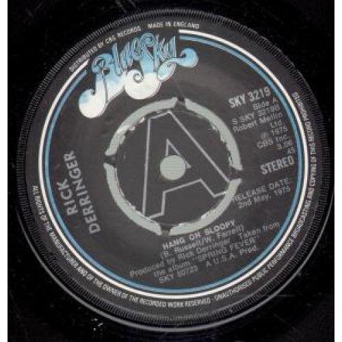 7inch Record RICK DERRINGER - Hang On Sloopy SKY3219 Blue Sky 1975 UK Rock Used
7inch Record RICK DERRINGER - Hang On Sloopy SKY3219 Blue Sky 1975 UK Rock Used