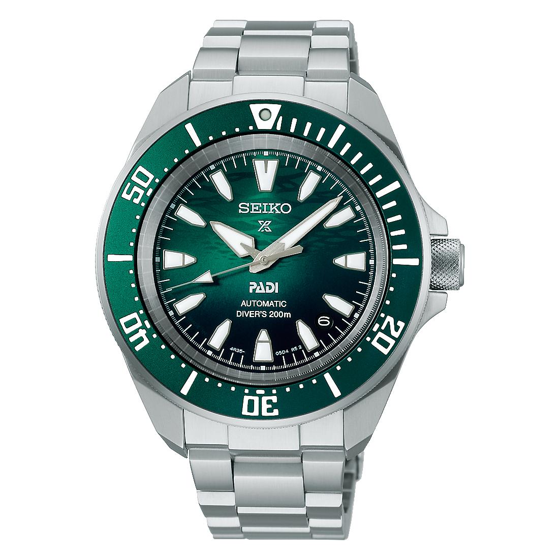 SEIKO Prospex Padi Автоматические Зеленый Циферблат 200M Дайвер Мужские Часы SRPL53K1 зелёный
SEIKO Prospex Padi Автоматические Зеленый Циферблат 200M Дайвер Мужские Часы SRPL53K1 зелёный