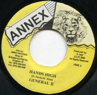 7inch Record GENERAL B - Hands High NONE Annex 2000 Jamaica Reggae, Ska & Dub Used
7inch Record GENERAL B - Hands High NONE Annex 2000 Jamaica Reggae, Ska & Dub Used