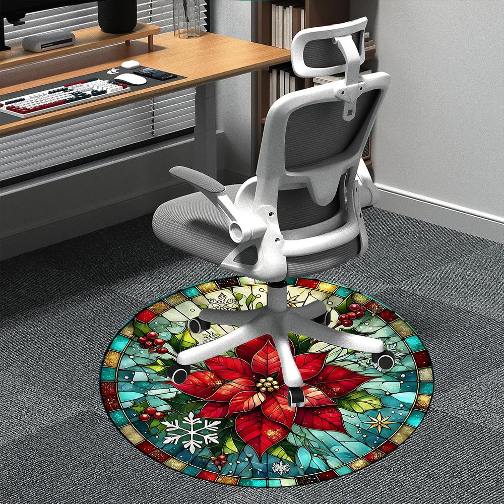 1pc Red Floral StainedGlass Office Round Area Rug, Indoor Mat Suitable ForOffice, Under Office Chairs Bedroom Living Room Home Decor, Room Deco D169 80cm by 80cm
1pc Red Floral StainedGlass Office Round Area Rug, Indoor Mat Suitable ForOffice, Under Office Chairs Bedroom Living Room Home Decor, Room Deco D169 80cm by 80cm