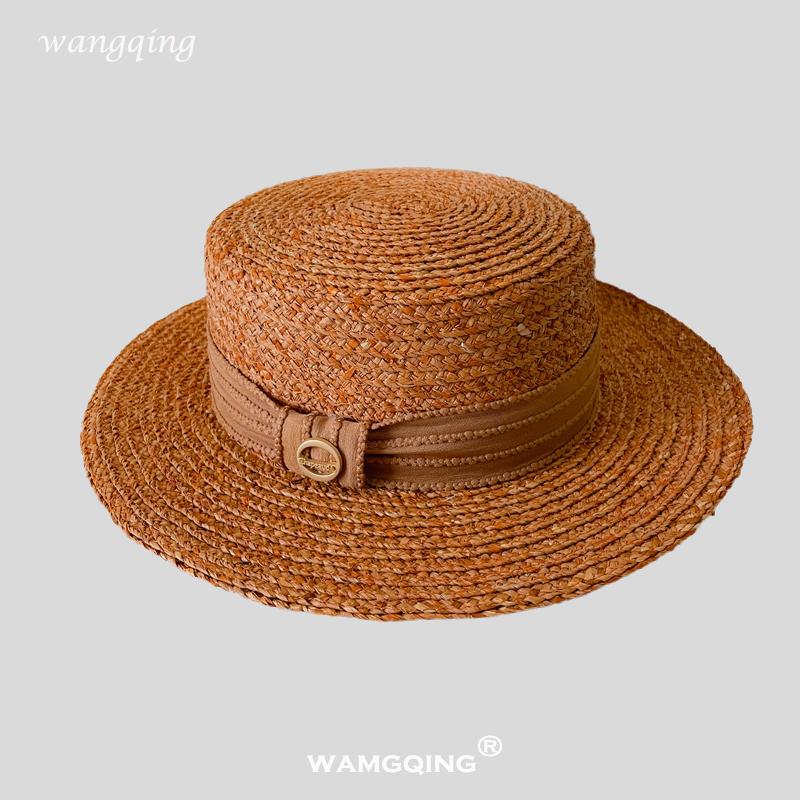 Pink flat-top straw hat women s summer seaside vacation sun protection visor hat wide brim straw woven Lafite top hat Adult average size (56-58cm)
Pink flat-top straw hat women s summer seaside vacation sun protection visor hat wide brim straw woven Lafite top hat Adult average size (56-58cm)
