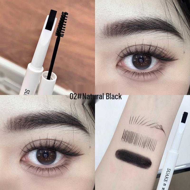 Su Anke Double-Ended Eyebrow Pencil & Mascara - Thickening, Angled, Smudge-Proof, Clear & Natural Finish
Su Anke Double-Ended Eyebrow Pencil & Mascara - Thickening, Angled, Smudge-Proof, Clear & Natural Finish