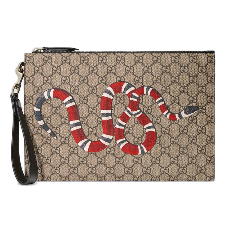 Gukinsaurus Red Snake Print GG Supreme Canvas Clutch Bag With Wrist Strap For Unisex Luxury Daily & Travel Use Basic Set (Bag+Dust Bag)
Gukinsaurus Red Snake Print GG Supreme Canvas Clutch Bag With Wrist Strap For Unisex Luxury Daily & Travel Use Basic Set (Bag+Dust Bag)