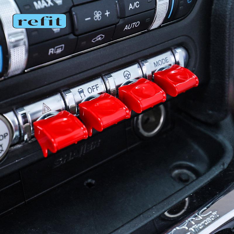 Car Central control panel button decoration cover For 15-20 Ford Mustang Car Interior modification
Car Central control panel button decoration cover For 15-20 Ford Mustang Car Interior modification