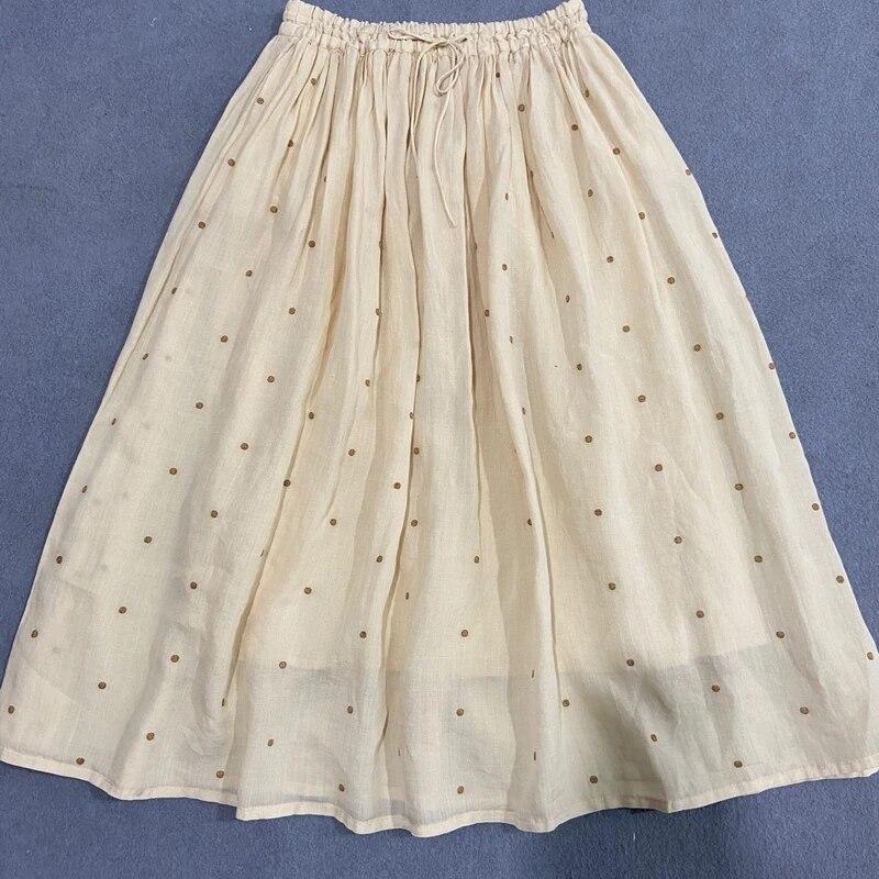 Johnature, летние женские универсальные юбки с эластичной резинкой на талии, повседневные однотонные свободные женские юбки One Size легкие хаки
Johnature, летние женские универсальные юбки с эластичной резинкой на талии, повседневные однотонные свободные женские юбки One Size легкие хаки