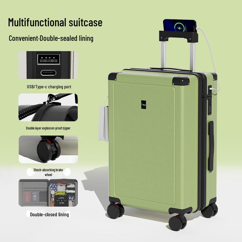 JOURHEY SHI Shock-Absorbing Spinner Travel Suitcase 20 inch
JOURHEY SHI Shock-Absorbing Spinner Travel Suitcase 20 inch