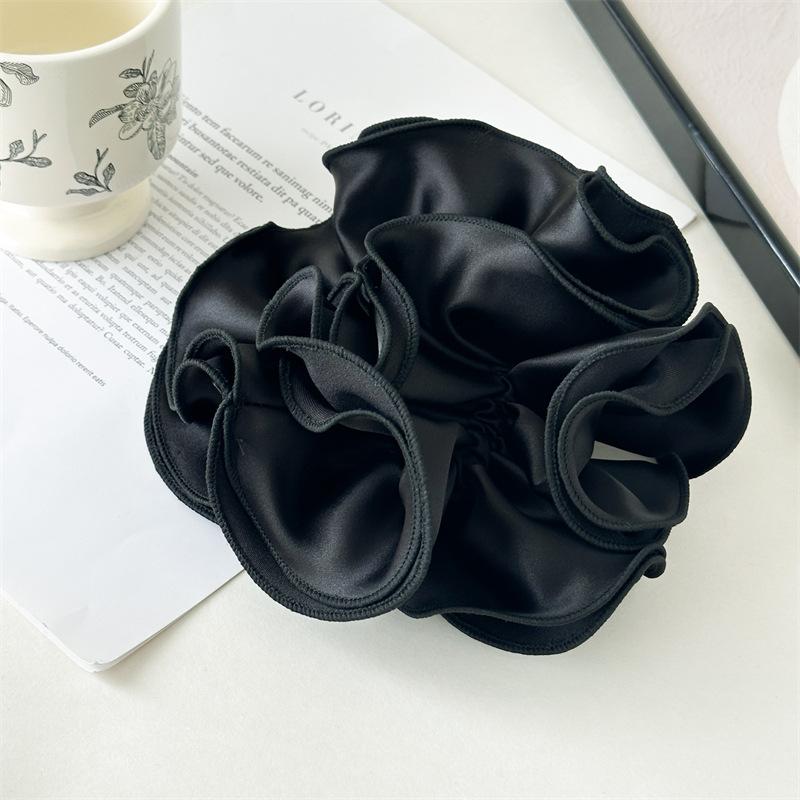 Fashion High-end Style Hair Band - Large Size Fabric Satin with Earleaf Lace Border - Large Intestine-shaped Headband for Tying Up The Hair чорний
Fashion High-end Style Hair Band - Large Size Fabric Satin with Earleaf Lace Border - Large Intestine-shaped Headband for Tying Up The Hair чорний
