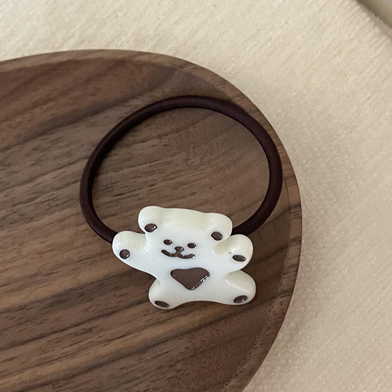 Милая мультяшная резинка для волос с медведем - Красочная резинка-держатель для хвостика с сердечками для девочек и женщин
Милая мультяшная резинка для волос с медведем - Красочная резинка-держатель для хвостика с сердечками для девочек и женщин