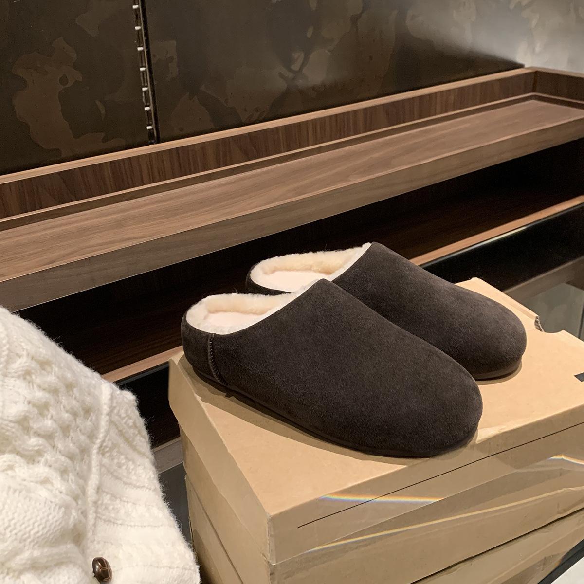 Wool~ grape ma inner height increase of 4cm warm and velvet Birkenstocks thick-soled lazy fluffy half slippers outer cotton shoes 39
Wool~ grape ma inner height increase of 4cm warm and velvet Birkenstocks thick-soled lazy fluffy half slippers outer cotton shoes 39