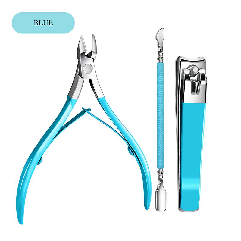 Nail Cuticle Removal Tools Kit, Cutter + Cuticle scissors + Pusher, Dead Skin remover синій
Nail Cuticle Removal Tools Kit, Cutter + Cuticle scissors + Pusher, Dead Skin remover синій