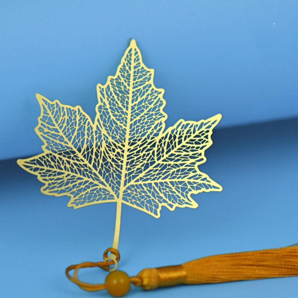 Leaf Metal Bookmark Ginkgo Leaf Book Clip Creative Hollow Out Bookmark Student Stationery
Leaf Metal Bookmark Ginkgo Leaf Book Clip Creative Hollow Out Bookmark Student Stationery