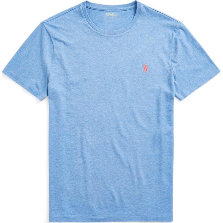 Polo Ralph Lauren Однотонная футболка с вышивкой логотипа, с круглым вырезом, облегающего кроя, с коротким рукавом, мужская, топы, синяя MNPOTSH1N821144-400 M
Polo Ralph Lauren Однотонная футболка с вышивкой логотипа, с круглым вырезом, облегающего кроя, с коротким рукавом, мужская, топы, синяя MNPOTSH1N821144-400 M