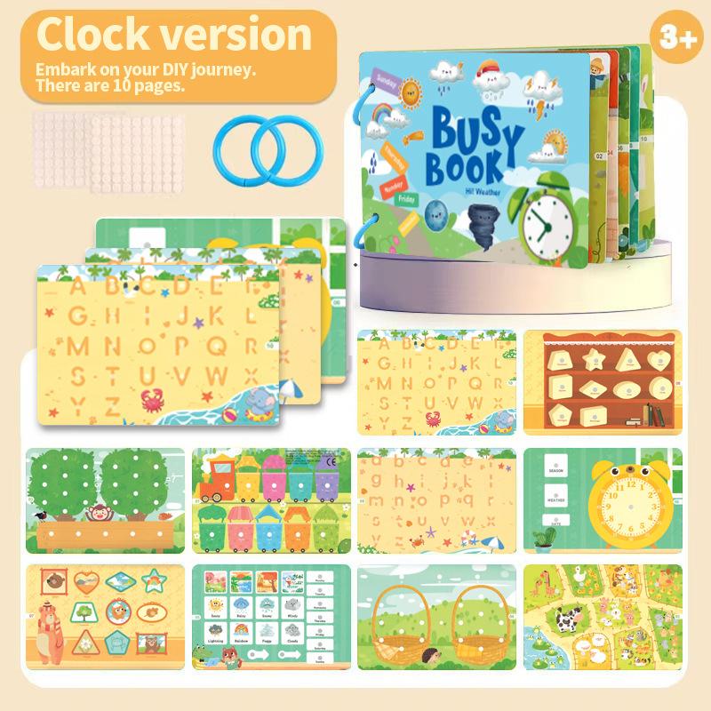 Children Busy Book Matching Number & Letter Games Early Education Teaching Aids Hands-on Ability Learning Activity Book TMZ
Children Busy Book Matching Number & Letter Games Early Education Teaching Aids Hands-on Ability Learning Activity Book TMZ