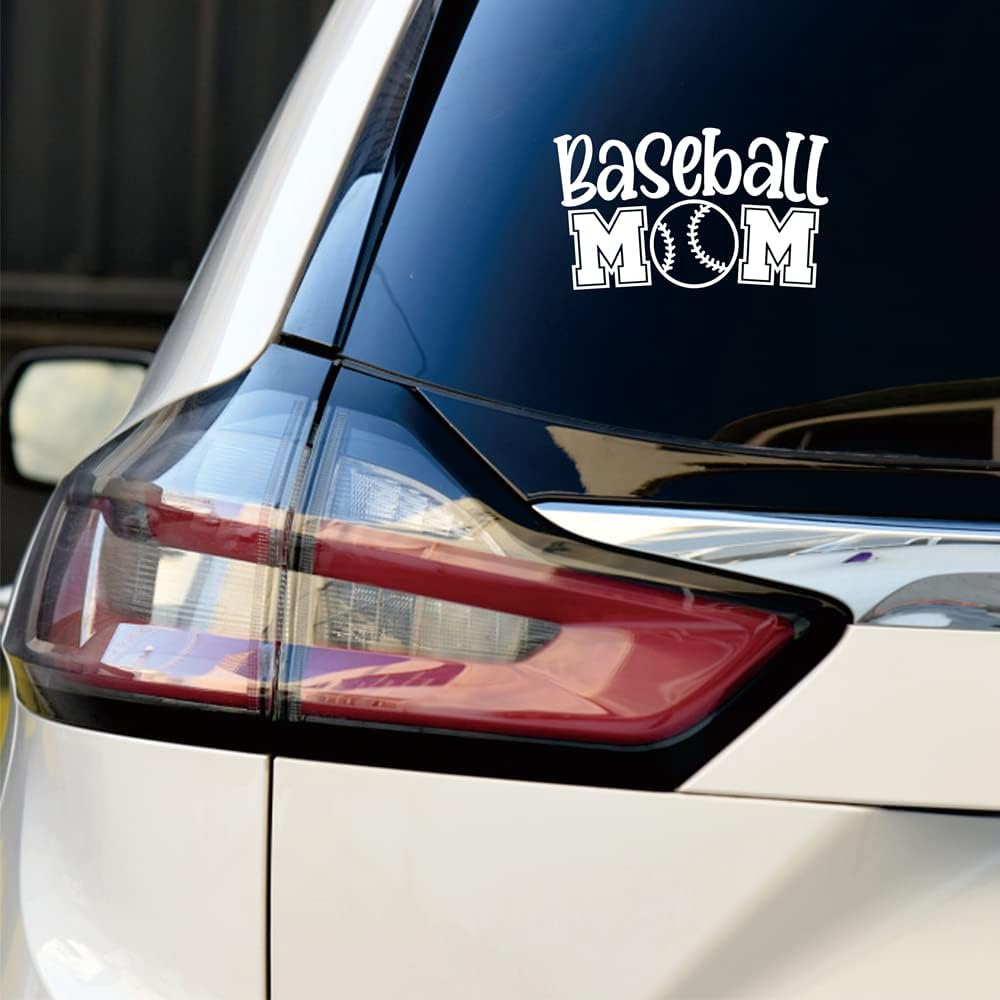 White 6 Inches - Baseball Mom Sticker Decal Vinyl 03123b - No Background Die Cut for Car Boat Laptop Cup
White 6 Inches - Baseball Mom Sticker Decal Vinyl 03123b - No Background Die Cut for Car Boat Laptop Cup