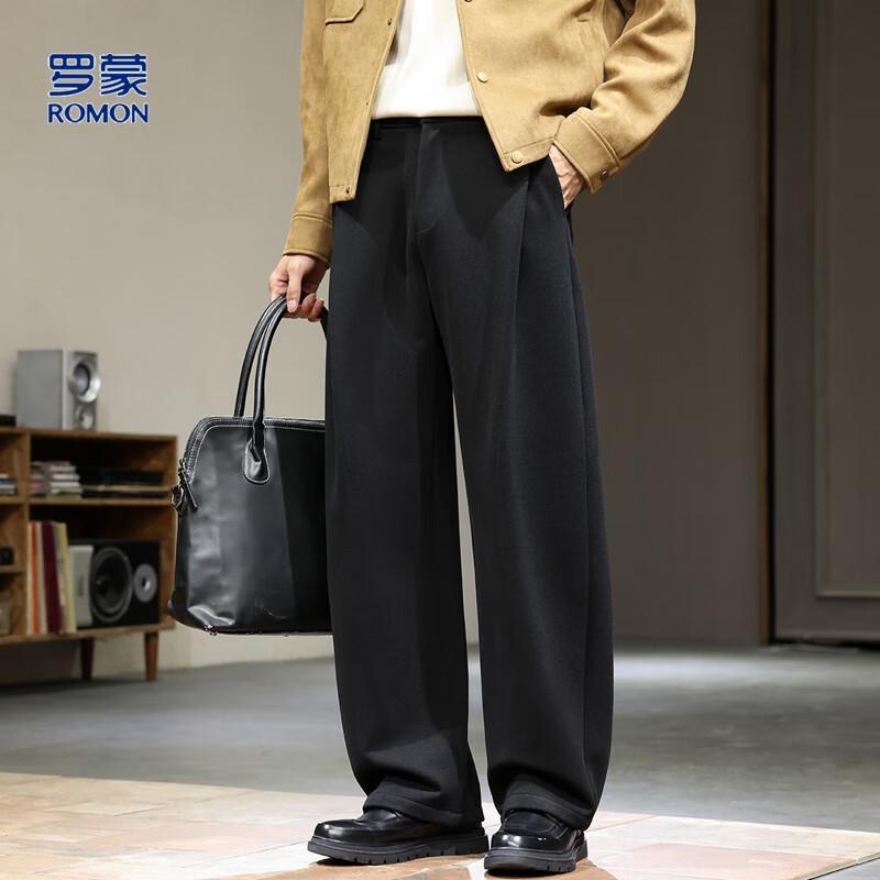 Romon Men s Heavyweight Woolen Twill Casual Pants L
Romon Men s Heavyweight Woolen Twill Casual Pants L
