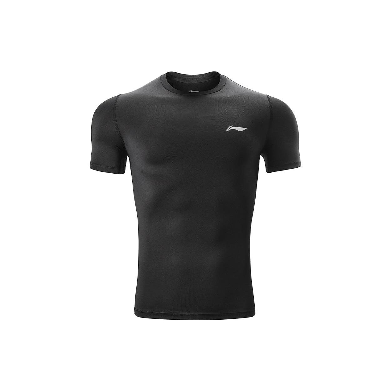 Li-Ning Solid Color Logo Print Tight Stretch Short Sleeve T-Shirt Men Tops Black AUDS099-1 L
Li-Ning Solid Color Logo Print Tight Stretch Short Sleeve T-Shirt Men Tops Black AUDS099-1 L