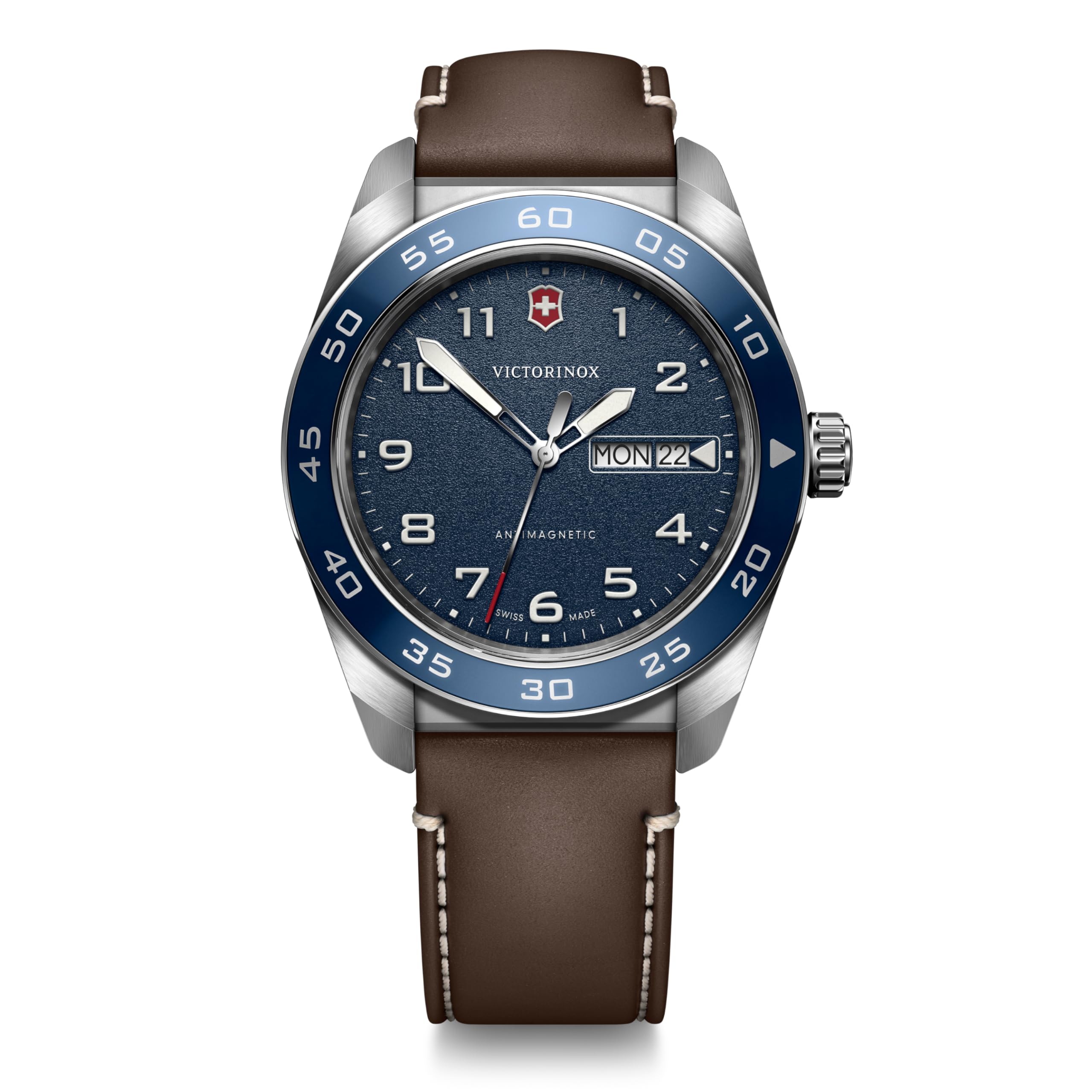 VICTORINOX SWISS ARMY Аналоговий Водонепроникний Кварцовий Годинник з Синім Циферблатом та Коричневим Шкіряним Ремінцем Корпус з Нержавіючої Сталі Заміна Ремінця Абсолютно Новий Чоловічий Ремінець,
VICTORINOX SWISS ARMY Аналоговий Водонепроникний Кварцовий Годинник з Синім Циферблатом та Коричневим Шкіряним Ремінцем Корпус з Нержавіючої Сталі Заміна Ремінця Абсолютно Новий Чоловічий Ремінець,