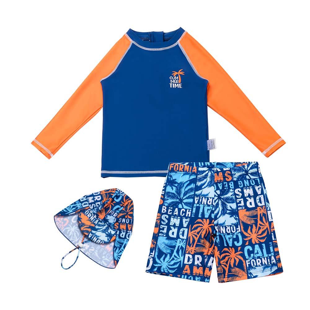 Boys 2025 Coconut Tree Long-Sleeve Sun Protection Three-Piece Swimsuit 140 (Height 130cm, Weight 27kg max)
Boys 2025 Coconut Tree Long-Sleeve Sun Protection Three-Piece Swimsuit 140 (Height 130cm, Weight 27kg max)