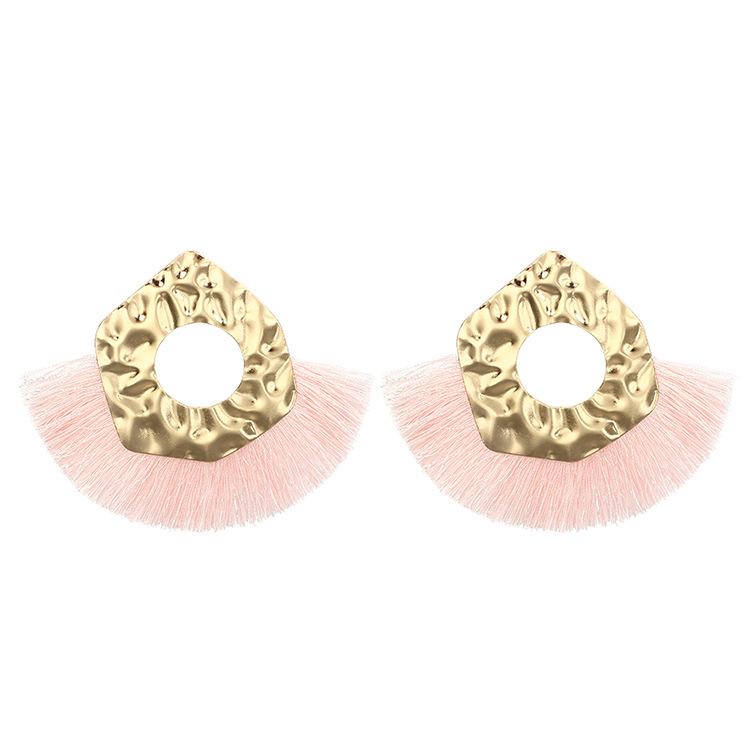 European and American fan-shaped fringed earrings, long temperament Korean simple and versatile retro earrings, retro fringed earrings рожевий
European and American fan-shaped fringed earrings, long temperament Korean simple and versatile retro earrings, retro fringed earrings рожевий