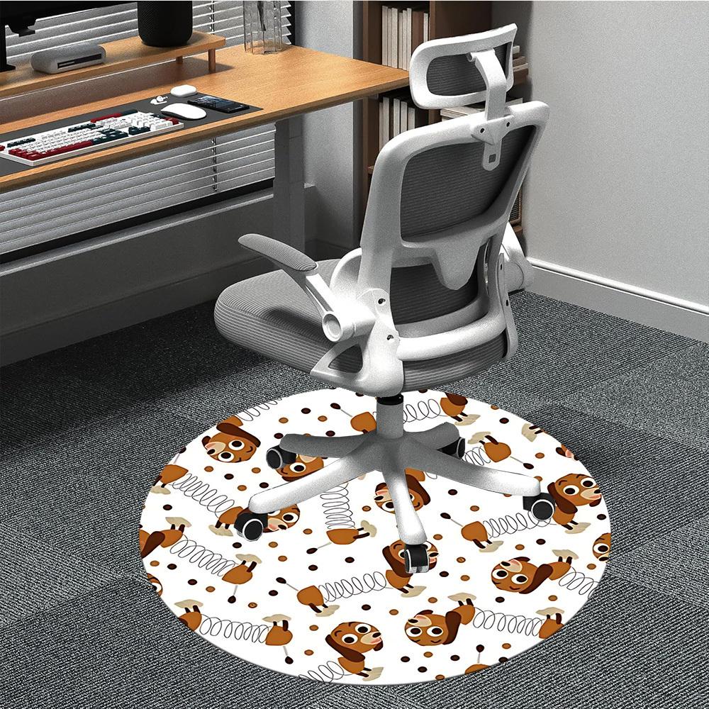 1PC Spring Dogs Office Round Area Rug, Indoor Mat Suitable For Office, Under Office Chairs Bedroom Living Room Home Decor, Room Deco 134 80cm by 80cm
1PC Spring Dogs Office Round Area Rug, Indoor Mat Suitable For Office, Under Office Chairs Bedroom Living Room Home Decor, Room Deco 134 80cm by 80cm