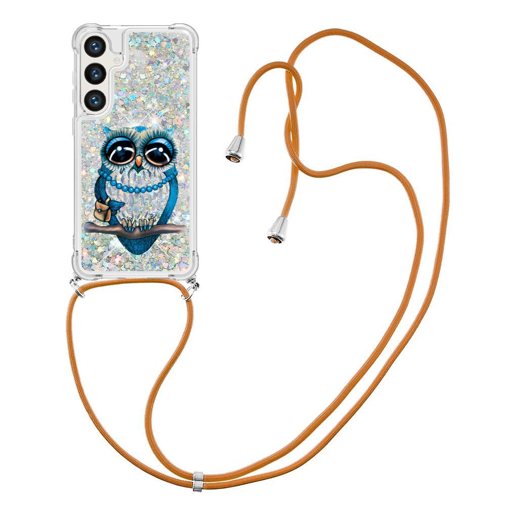 For Samsung Galaxy S24+ TPU Case with Lanyard Quicksand Pattern Print Phone Cover Owl
For Samsung Galaxy S24+ TPU Case with Lanyard Quicksand Pattern Print Phone Cover Owl