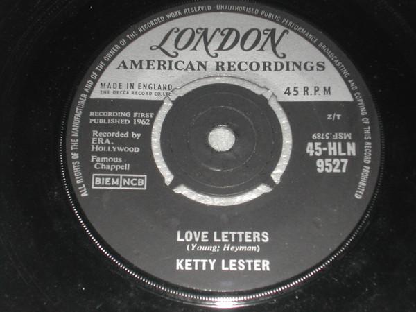 7inch Record KETTY LESTER Love Letters Come What May 45HLN9527 LONDON LONDON 1962 UK Pop Used
7inch Record KETTY LESTER Love Letters Come What May 45HLN9527 LONDON LONDON 1962 UK Pop Used