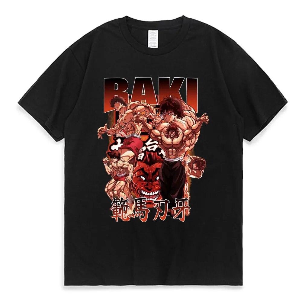 Футболка с изображением аниме Baki The Grappler Yujiro Hanma Gym, футболка с короткими рукавами и графикой, женская одежда унисекс, повседневная футболка в стиле Харадзюку
Футболка с изображением аниме Baki The Grappler Yujiro Hanma Gym, футболка с короткими рукавами и графикой, женская одежда унисекс, повседневная футболка в стиле Харадзюку