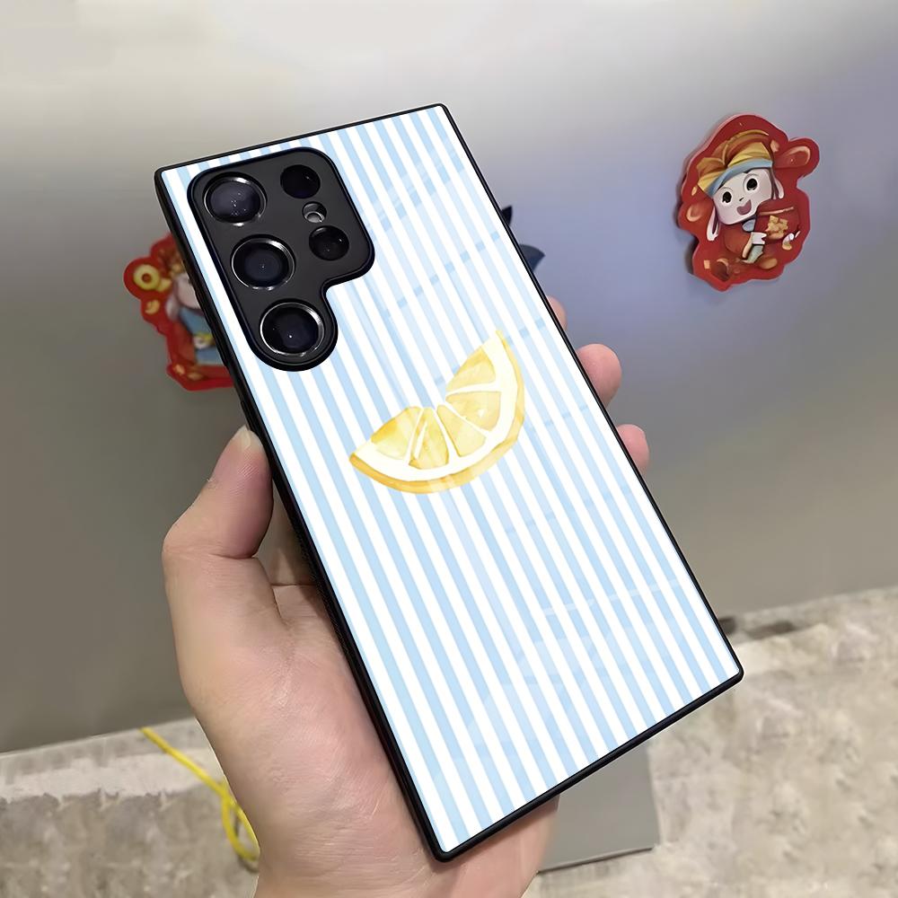 Red Blue Stripe Fruits Lemon Cherry Phone Case For Samsung S26 S25 Ultra S23 S22 S24 S20 Fe S21 Plus A54 A53 A16 Glass Cover Samsung s25plus
Red Blue Stripe Fruits Lemon Cherry Phone Case For Samsung S26 S25 Ultra S23 S22 S24 S20 Fe S21 Plus A54 A53 A16 Glass Cover Samsung s25plus