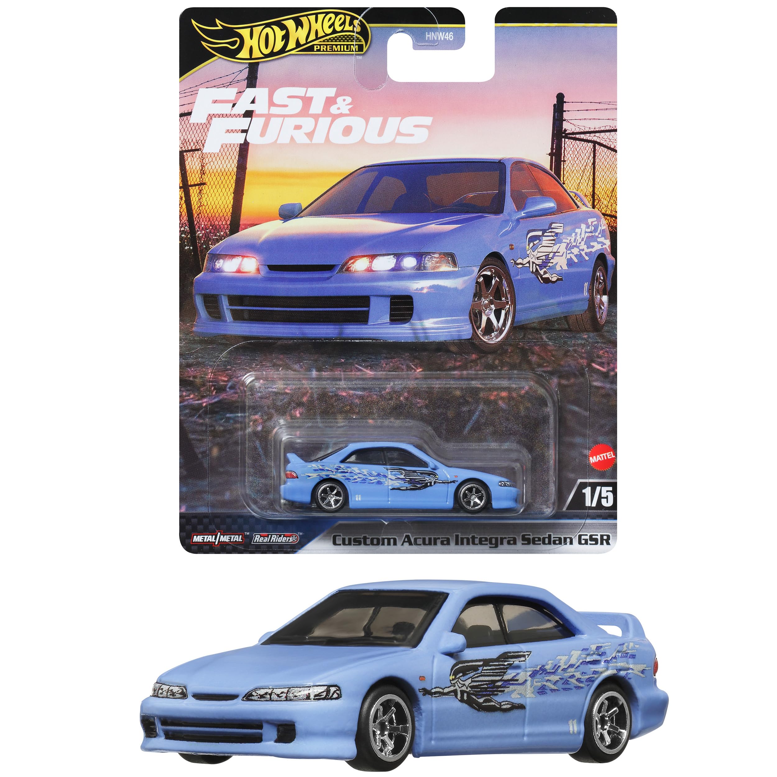 Hot Wheels Fast & Furious - Custom Acura Integra Sedan GSR Vehicle Toy Mini Car Возраст от 3 лет и старше Синий JDJ13
Hot Wheels Fast & Furious - Custom Acura Integra Sedan GSR Vehicle Toy Mini Car Возраст от 3 лет и старше Синий JDJ13