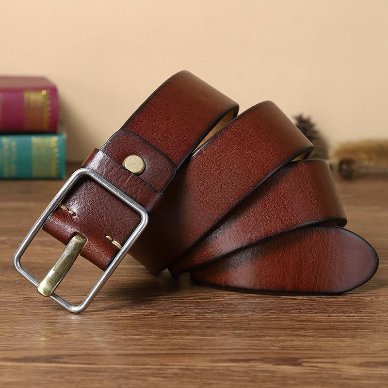 4 см утолщенный первый слой коровьей кожи ретро повседневный универсальный молодежный джинсовый ремень из нержавеющей стали с пуговицами на голове мужской из натуральной кожи 130cm
4 см утолщенный первый слой коровьей кожи ретро повседневный универсальный молодежный джинсовый ремень из нержавеющей стали с пуговицами на голове мужской из натуральной кожи 130cm