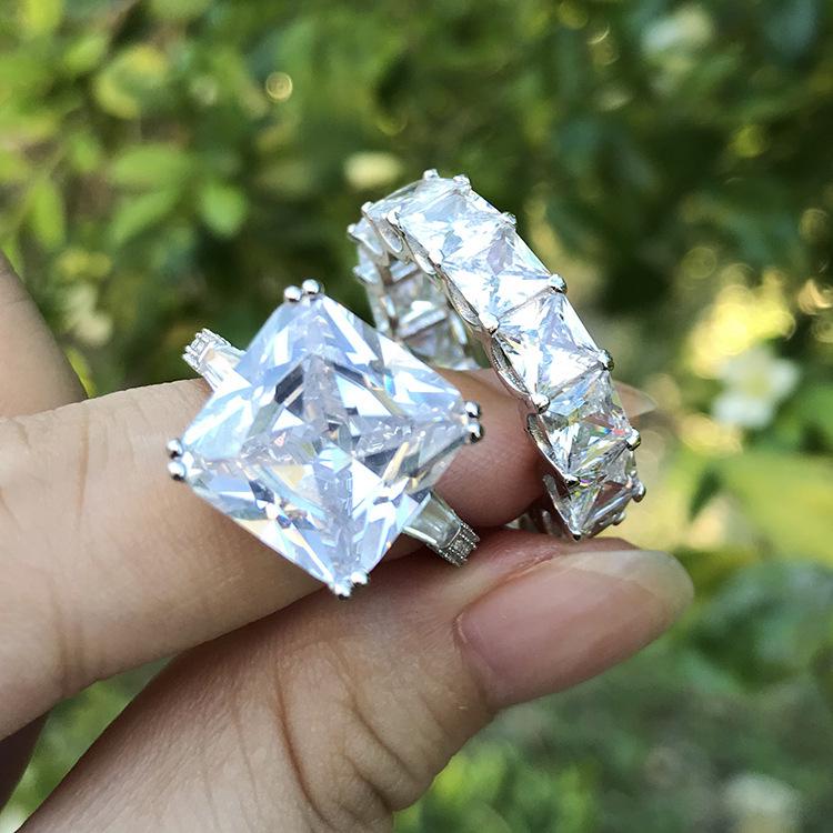 Xiancan Jewelry 2023 Women s 925 Silver Diamond Square Ring Set - Fashionable and Versatile European American Style Size 5
Xiancan Jewelry 2023 Women s 925 Silver Diamond Square Ring Set - Fashionable and Versatile European American Style Size 5