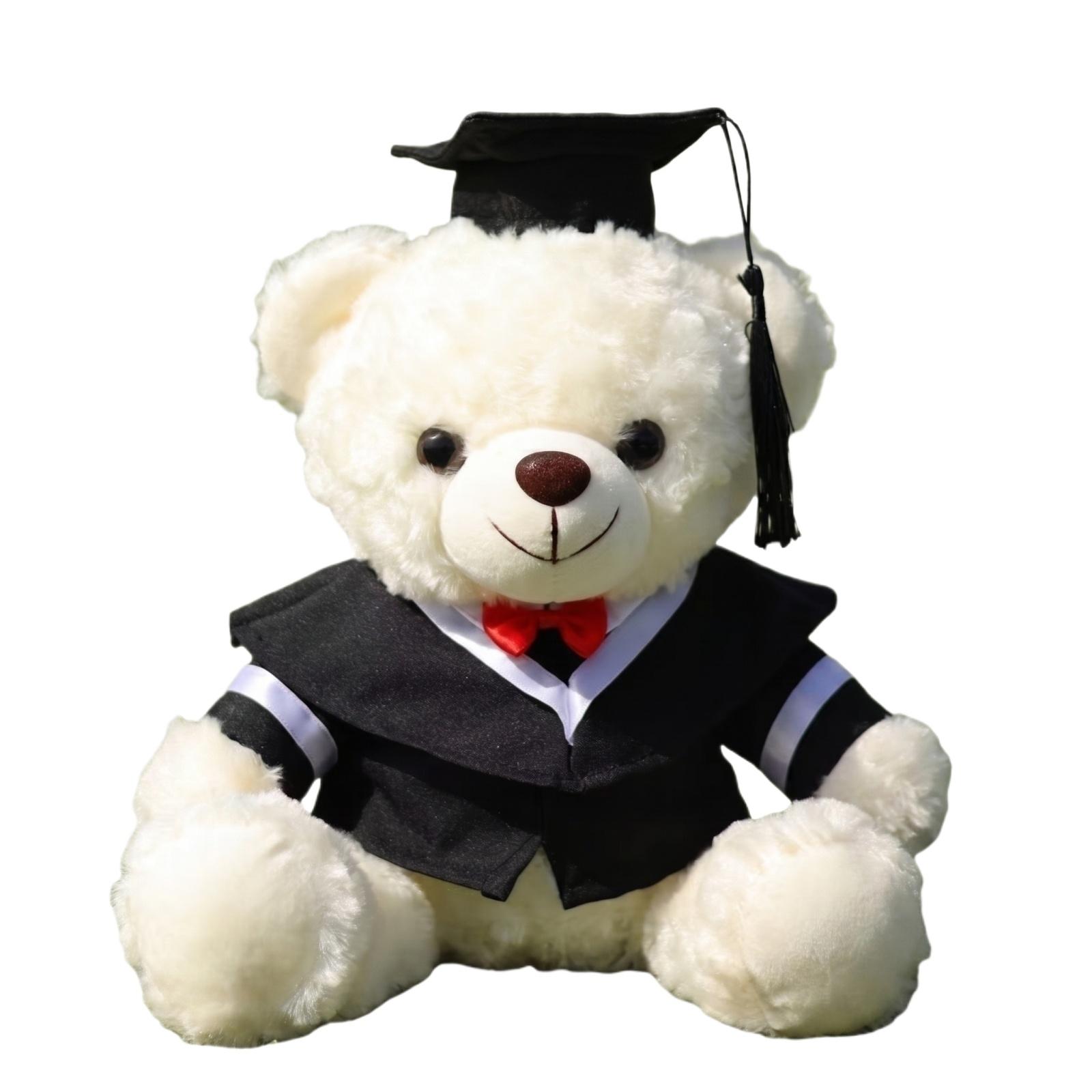 Graduation Bear Plush Toy Wearing Academic Gown and Cap Soft Stuffed Animal with Bow Tie Suitable for Graduation Gifts and Decorations One Size
Graduation Bear Plush Toy Wearing Academic Gown and Cap Soft Stuffed Animal with Bow Tie Suitable for Graduation Gifts and Decorations One Size