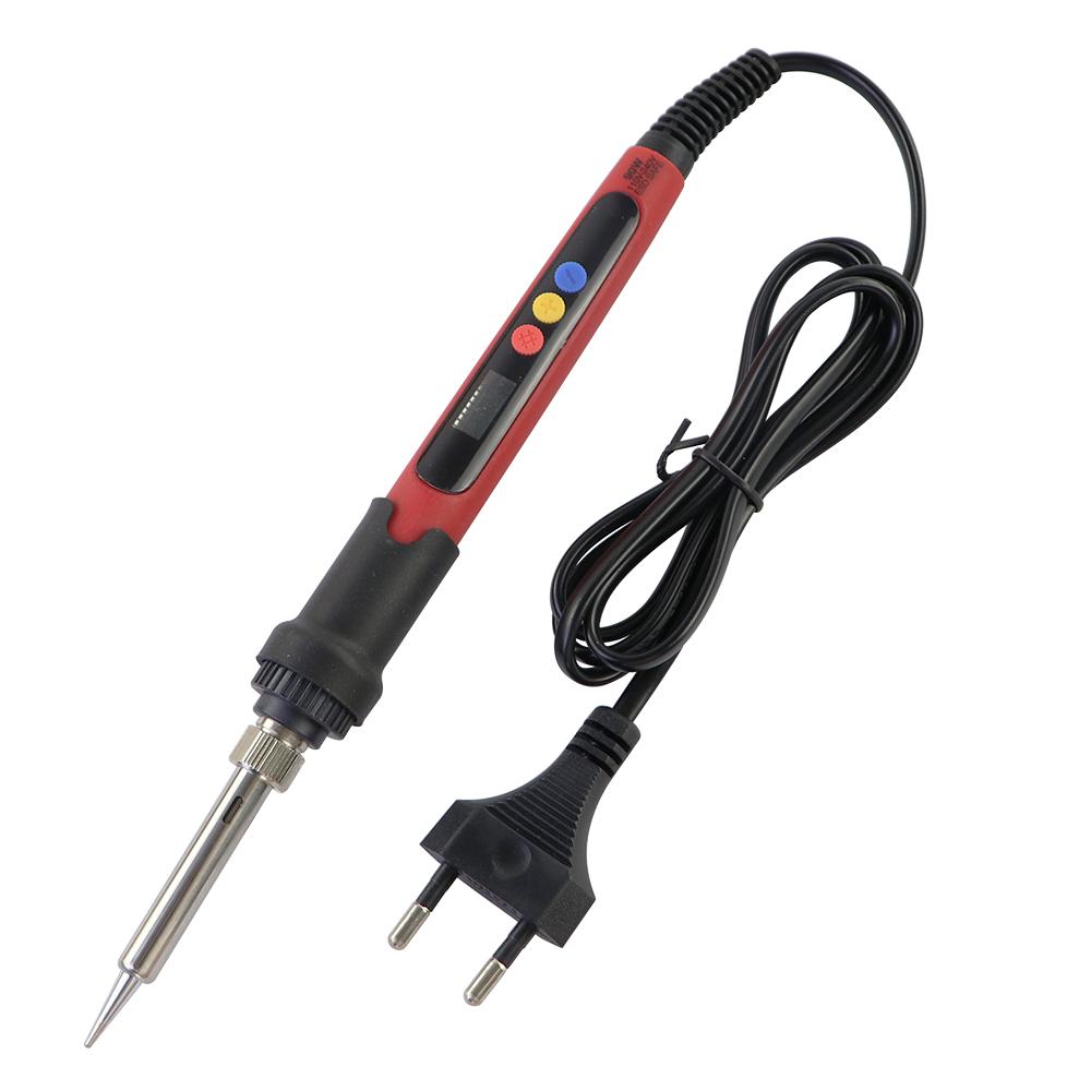 90W Electric Soldering Iron Adjustable Temperature LCD Digital Display 110V 220V Solder Welding Desoldering Tools Kit US
90W Electric Soldering Iron Adjustable Temperature LCD Digital Display 110V 220V Solder Welding Desoldering Tools Kit US