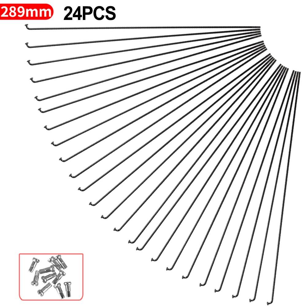 0.2cm Dia Bike Spokes 24pcs 255MM 275MM 289MM E-Bike
0.2cm Dia Bike Spokes 24pcs 255MM 275MM 289MM E-Bike