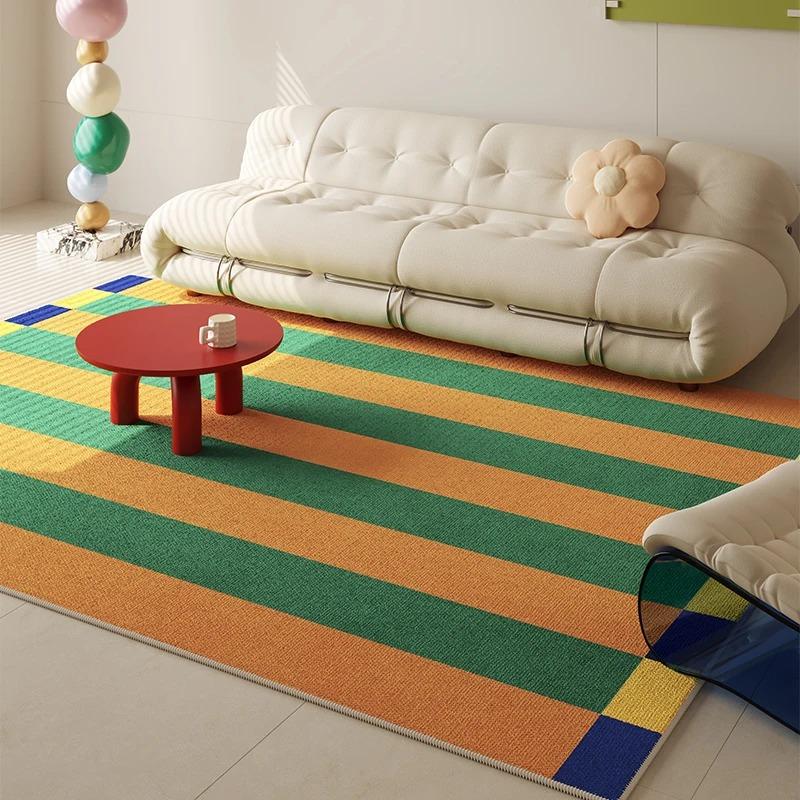 Доріжка з контрастними смугами дофаміну Простий свіжий килим для спальні Не легко приховати пил Килими для кавового столика Легкий у догляді Нековзний килимок для підлоги 50x80cm
Доріжка з контрастними смугами дофаміну Простий свіжий килим для спальні Не легко приховати пил Килими для кавового столика Легкий у догляді Нековзний килимок для підлоги 50x80cm