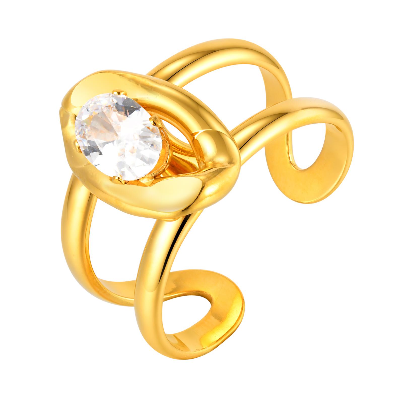 Double-Layer Waterdrop Zircon Open Ring for Women Stainless Steel Geometric Finger Rings Fashion Stacking Jewelry Gift
Double-Layer Waterdrop Zircon Open Ring for Women Stainless Steel Geometric Finger Rings Fashion Stacking Jewelry Gift