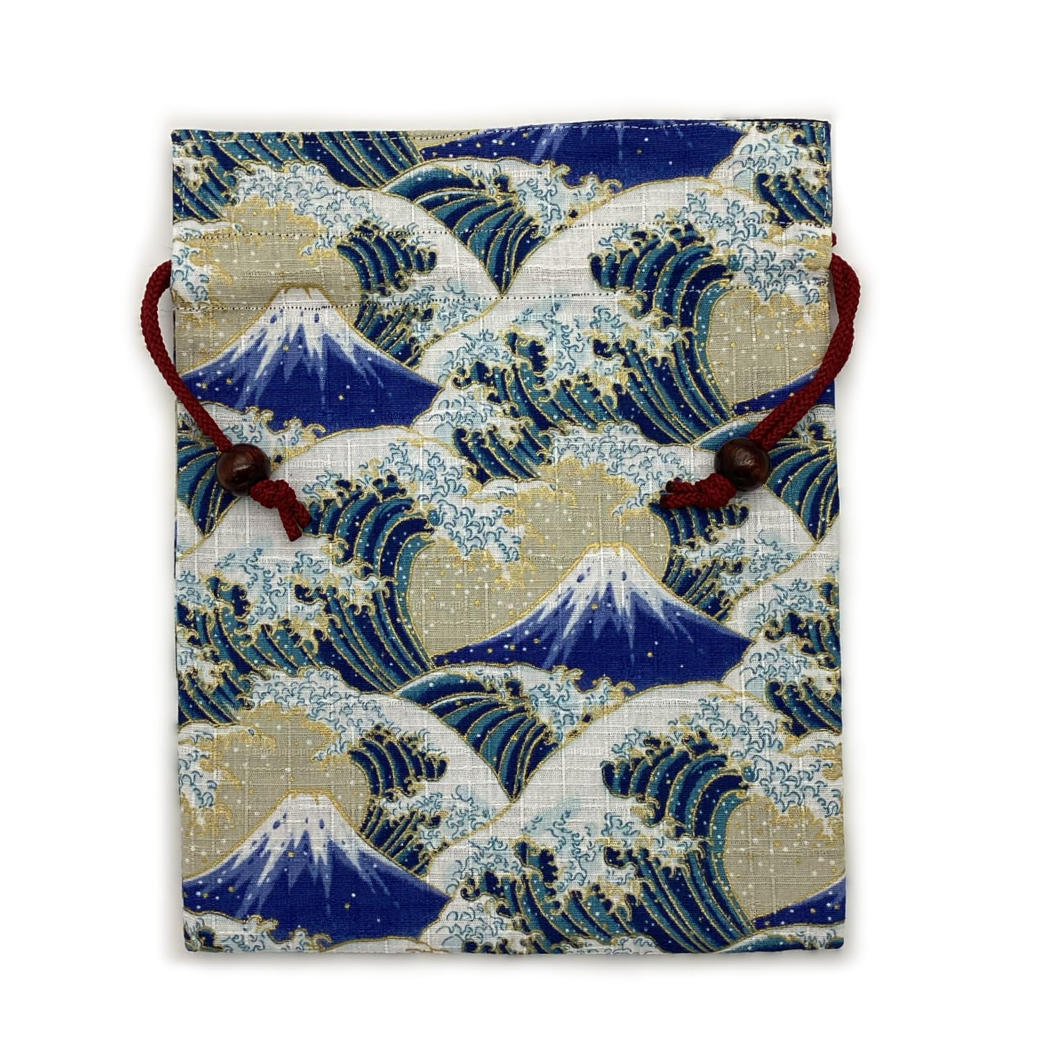 Kyo-Suke Made Japan Drawstring Bag Pouch Approximately 24.519cm Cotton Wooden Beads Kanran Ura Fuji Mountain Beige Japanese Pattern
Kyo-Suke Made Japan Drawstring Bag Pouch Approximately 24.519cm Cotton Wooden Beads Kanran Ura Fuji Mountain Beige Japanese Pattern