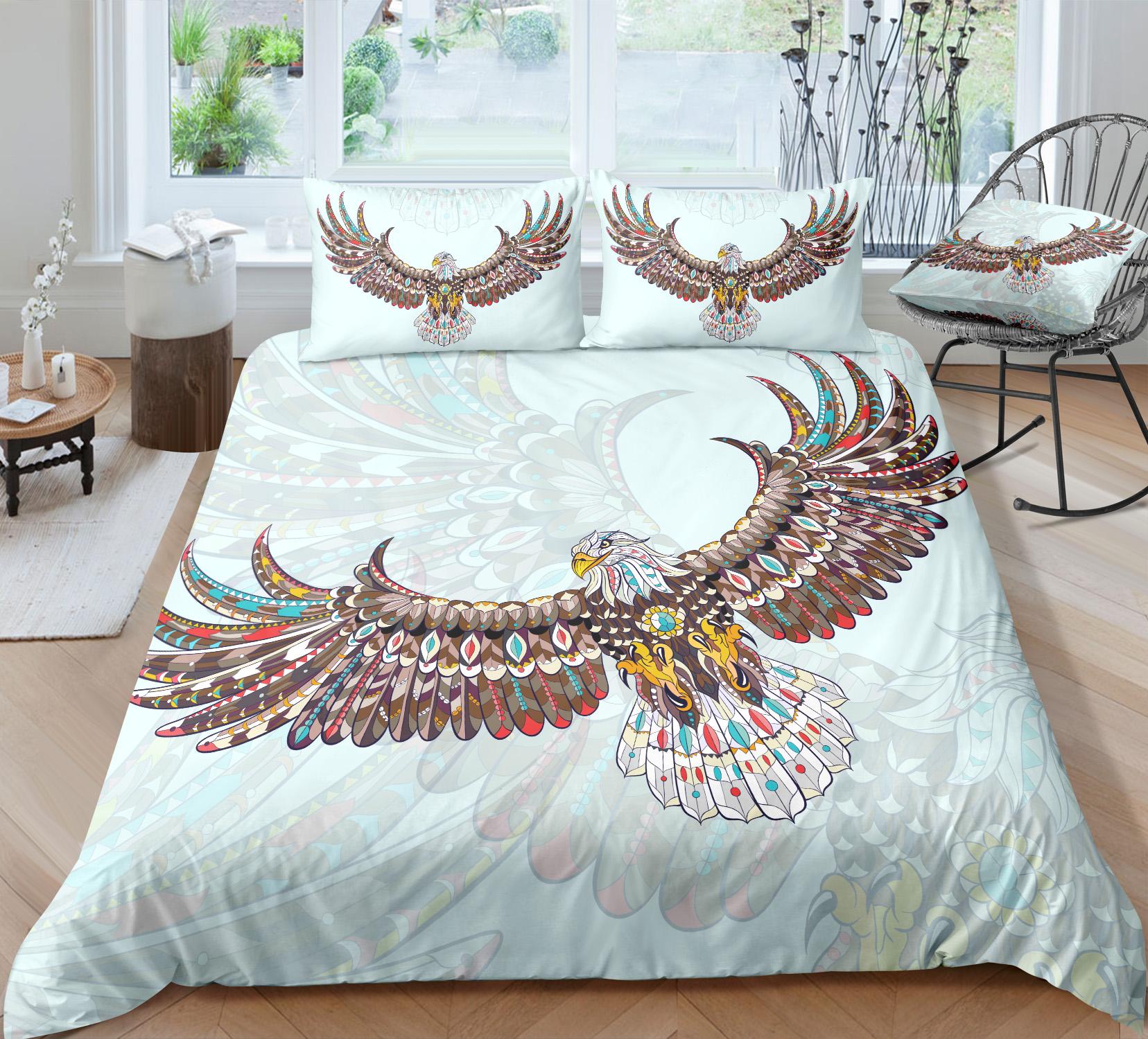 3D Комплект постельного белья Серия «Головы животных» Удобный пододеяльник 2 шт./3 шт. Комплект постельного белья Односпальная Двуспальная Кровать Кинг-сайз UK Single 135x200cm