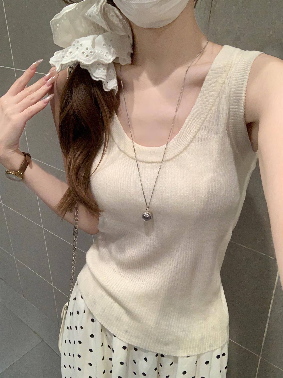2026 Spring/Summer Korean Style Slim-Fit Wool Blend U-Neck Racerback Vest One Size абрикосовий
2026 Spring/Summer Korean Style Slim-Fit Wool Blend U-Neck Racerback Vest One Size абрикосовий
