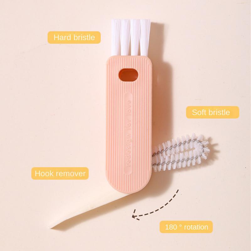 3 In 1 Multifunctional Cup Cleaning Brushes Rotatable Cup Mouth Brush Bottle Cap Brush Household Groove Gap Cleaning Brush
3 In 1 Multifunctional Cup Cleaning Brushes Rotatable Cup Mouth Brush Bottle Cap Brush Household Groove Gap Cleaning Brush