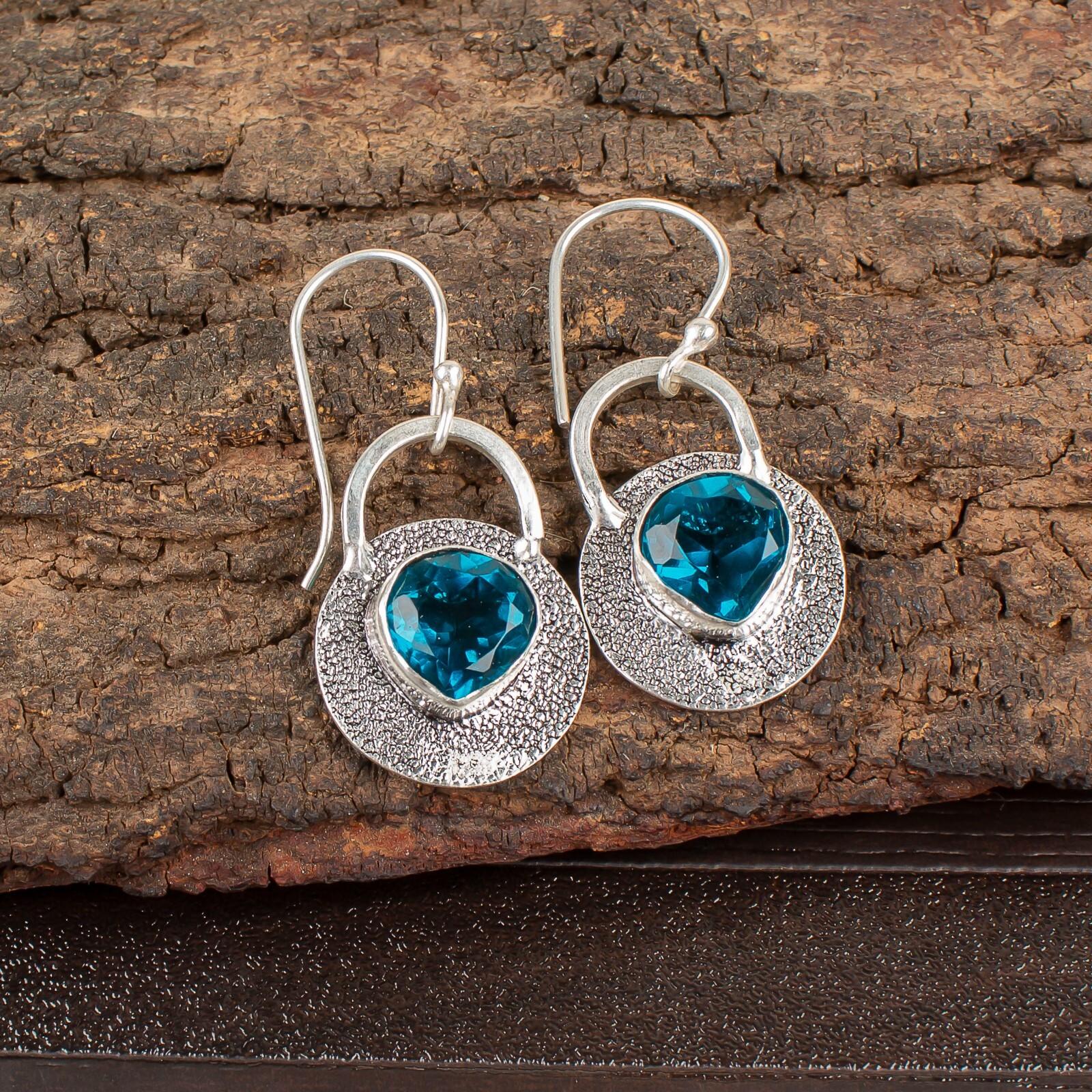 Apatite Gemstone 925 Sterling Silver Jewelry Earrings 1.30 For Anniversary Gift EE-63-12
Apatite Gemstone 925 Sterling Silver Jewelry Earrings 1.30 For Anniversary Gift EE-63-12