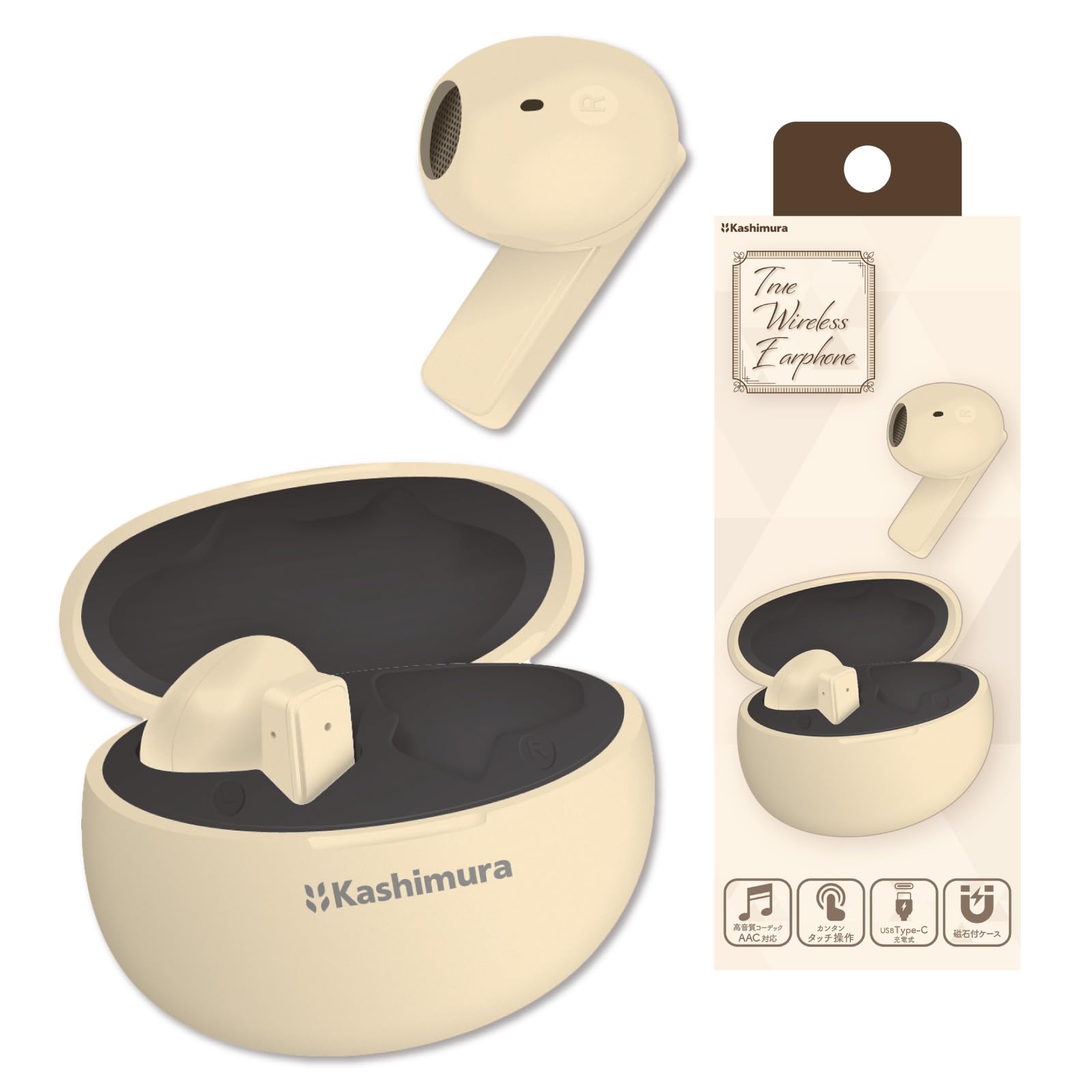 Kashimura 3 cute pastel Enjoy great sound with ease for everyday Fully wireless stereo pastel colors! use. earphones, beige, NBL-133 бежевий
Kashimura 3 cute pastel Enjoy great sound with ease for everyday Fully wireless stereo pastel colors! use. earphones, beige, NBL-133 бежевий