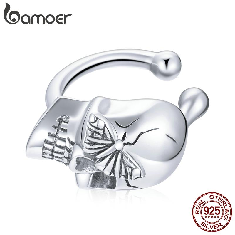 Серьги BAMOER из стерлингового серебра 925 пробы в стиле панк с загадочным черепом и бабочкой для индивидуальности, крутые девушки, 1 шт.
Серьги BAMOER из стерлингового серебра 925 пробы в стиле панк с загадочным черепом и бабочкой для индивидуальности, крутые девушки, 1 шт.