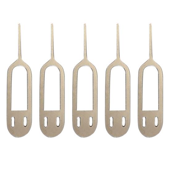 5Pcs Card Pin Universal Anti-lost Stainless Steel SIM Card Eject Ejector Tray Key Removal for Mobile Phone
5Pcs Card Pin Universal Anti-lost Stainless Steel SIM Card Eject Ejector Tray Key Removal for Mobile Phone