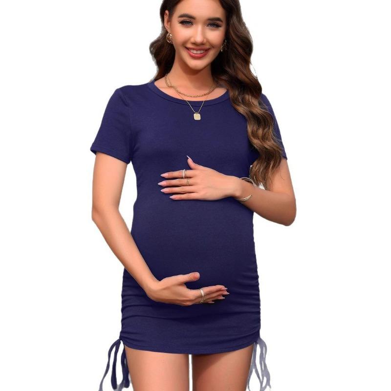 Жіноча сукня для вагітних, м яка стрейчева весна/літо, з короткими рукавами, V-подібним вирізом і бічним шнурком, тонка сукня L темно-синього кольору
Жіноча сукня для вагітних, м яка стрейчева весна/літо, з короткими рукавами, V-подібним вирізом і бічним шнурком, тонка сукня L темно-синього кольору