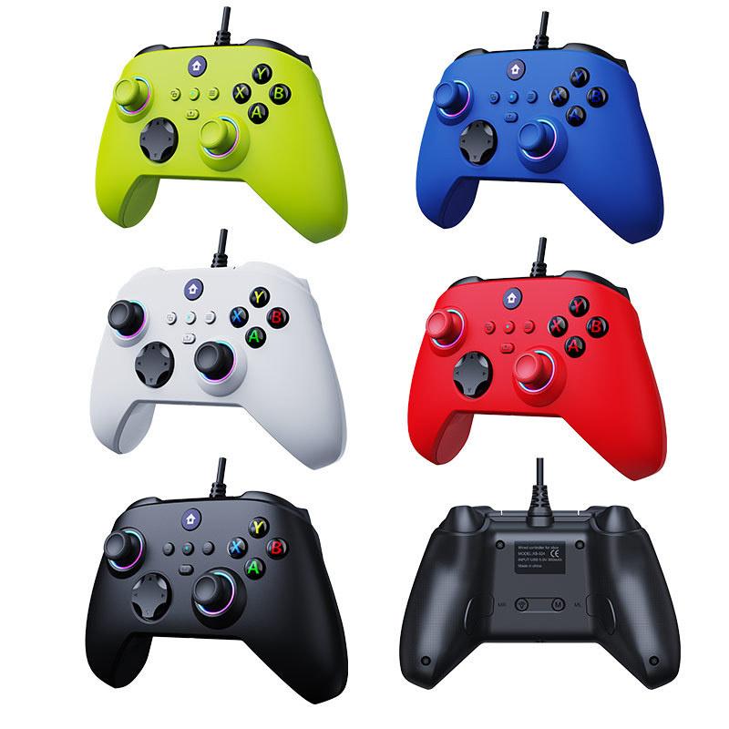RGB свет проводной игровой контроллер геймпад для Xbox Series S/X для ПК геймер игровой джойстик аксессуары красочная атмосфера лампа
RGB свет проводной игровой контроллер геймпад для Xbox Series S/X для ПК геймер игровой джойстик аксессуары красочная атмосфера лампа