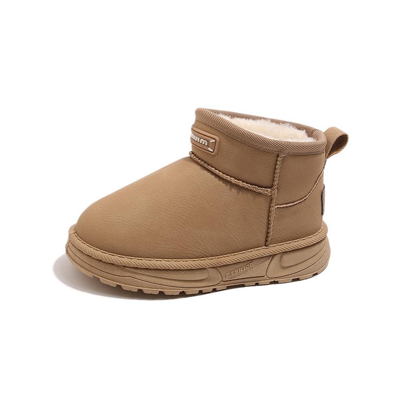 Winter Children s Leather Waterproof Snow Boots Anti-skid Thickened Cotton Boots 26 бежевий
Winter Children s Leather Waterproof Snow Boots Anti-skid Thickened Cotton Boots 26 бежевий